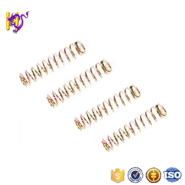 镀五彩锌压簧